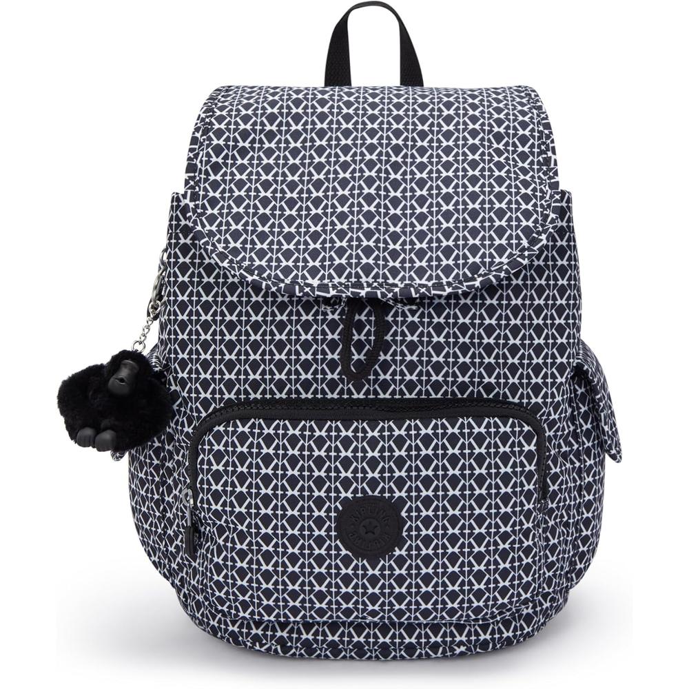 Kipling City K15635 Pack Mochila Pequeña para Mujer | Estampado De Firma