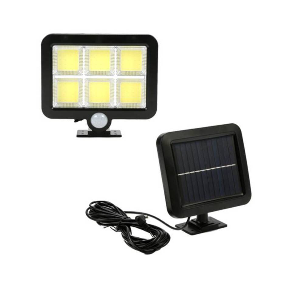 Reflector Luz LED Solar de Autocarga Sensor de Movimiento con Cable