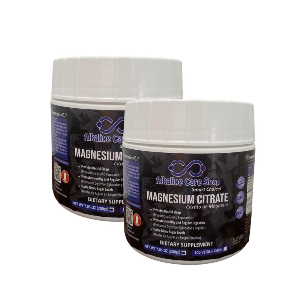 Citrato de Magnesio 200gr x 2 Alkaline Care