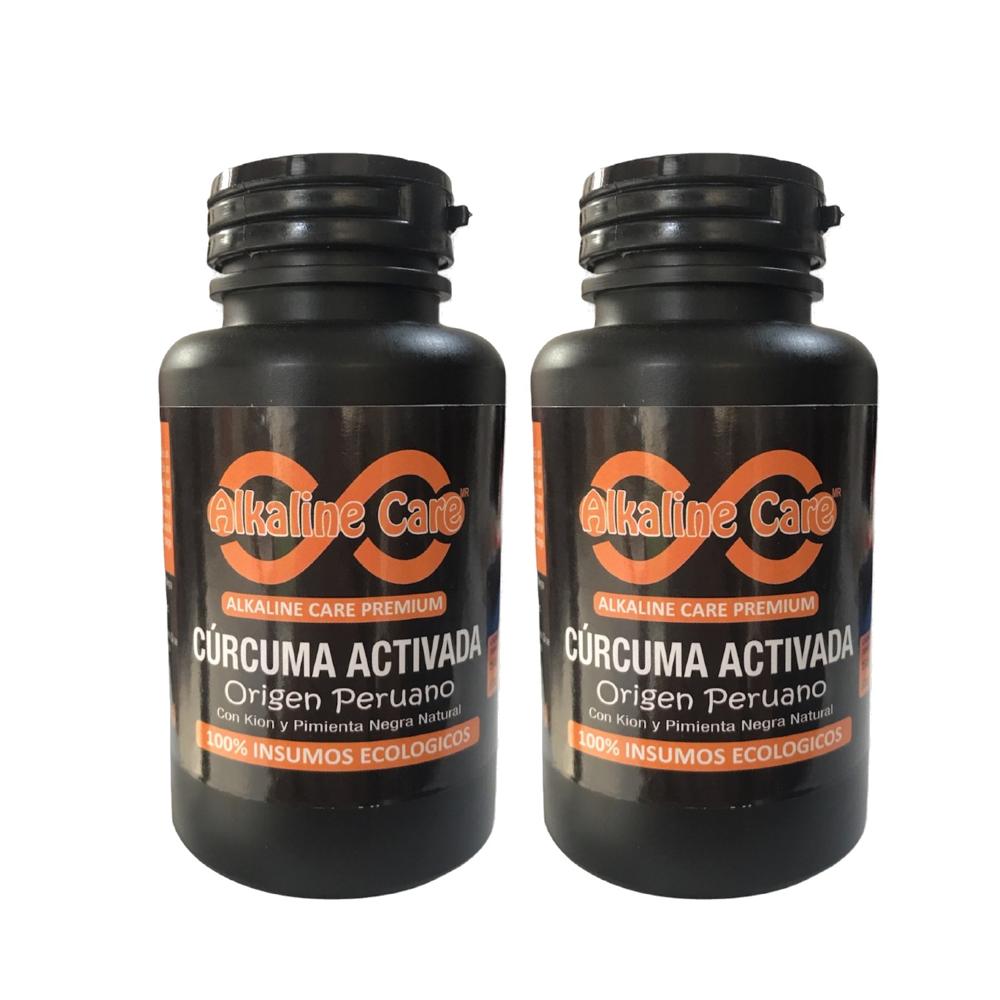 Cúrcuma Activada 200 Cápsulas Alkaline Care