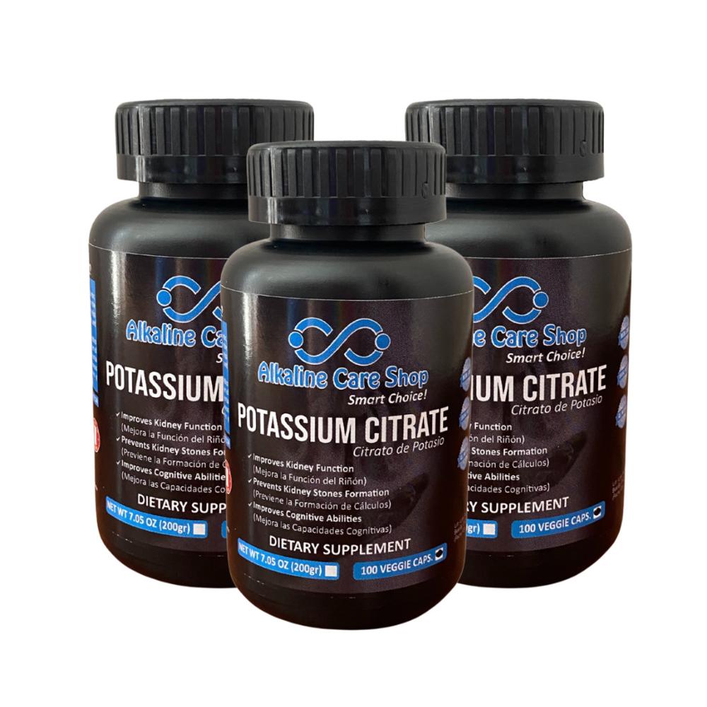 Citrato de Potasio 300 Cápsulas Alkaline Care