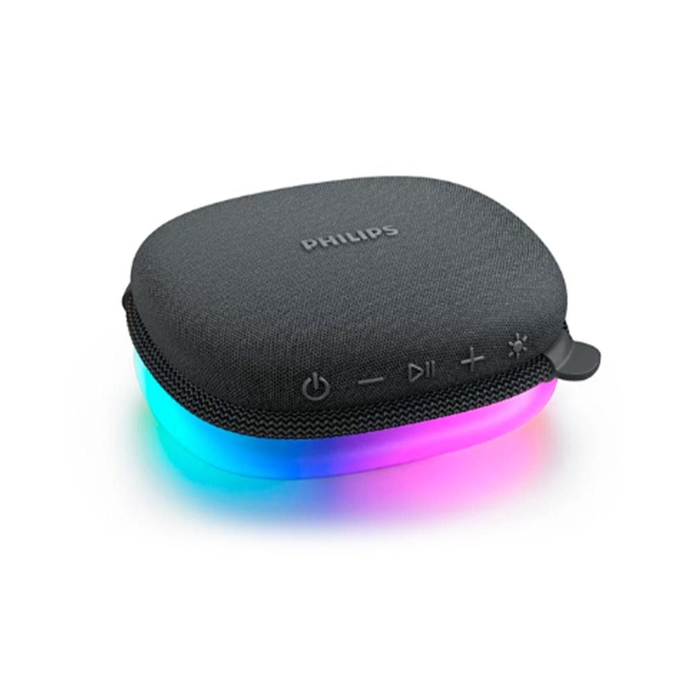 Parlante Philips TAS2307 Bluetooth RGB 10W USB-C Negro