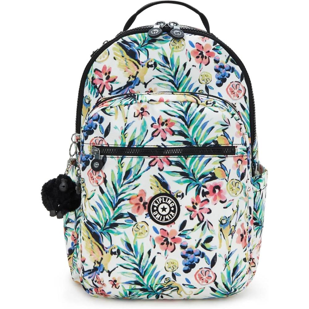 Kipling Seoul KI5210 Mochila Grande Para Mujer | Cóctel Floral