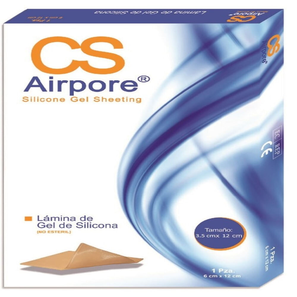 Lamina de gel CS Airpore 3.5 x 12 cm