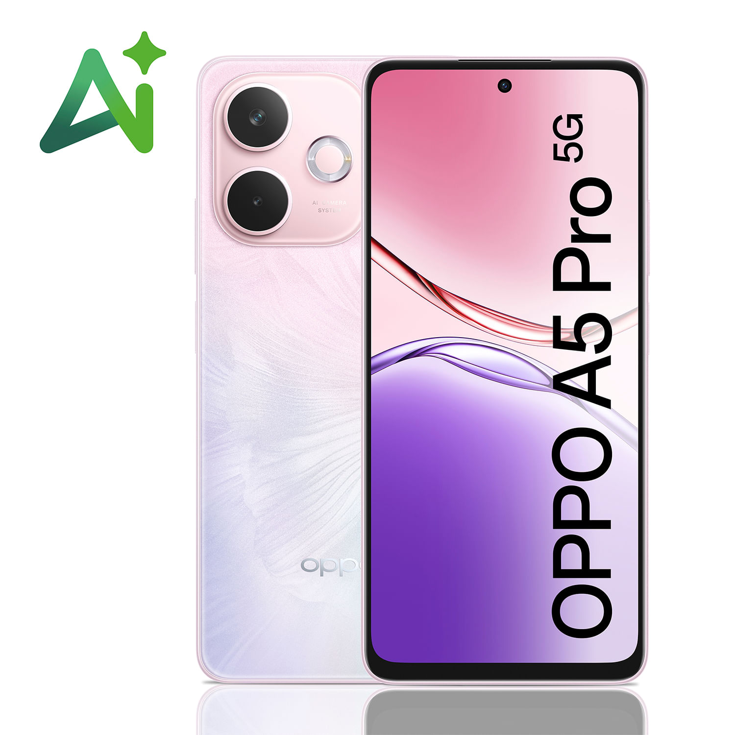 Celular Oppo A5 Pro 5G 8GB 256GB Rosa