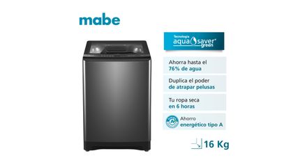 Lavadora Mabe LMA6120WDGBB0