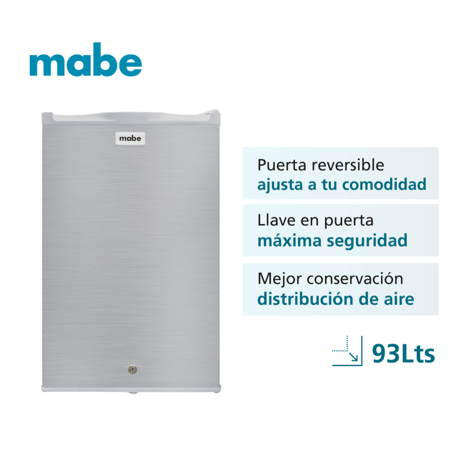 Frigobar Mabe 93L RMF04PRX0 Inox