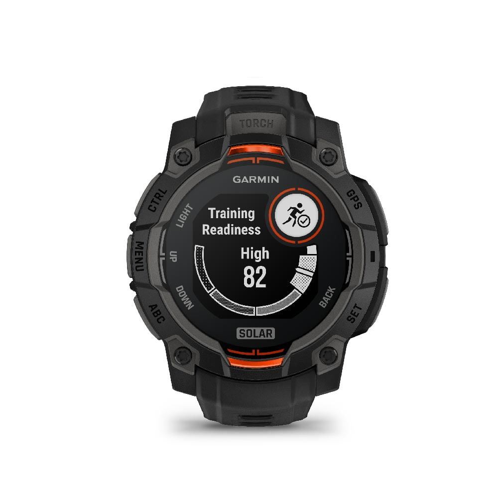 Smartwatch Running Garmin Instinct 3 Solar 45Mm Negro/Rojo