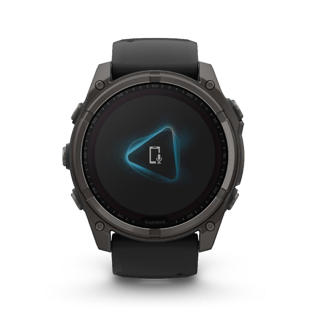 Smartwatch Running Garmin Fenix 8 51Mm Zafiro Solar Carbon/Gris Titanio (Correa Sport Negra)