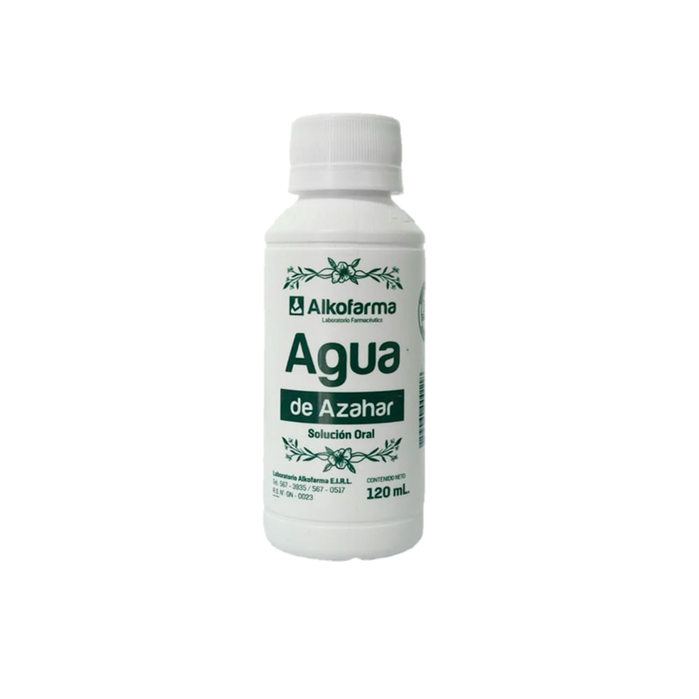 Agua de Azahar de 120 ml Alkofarma