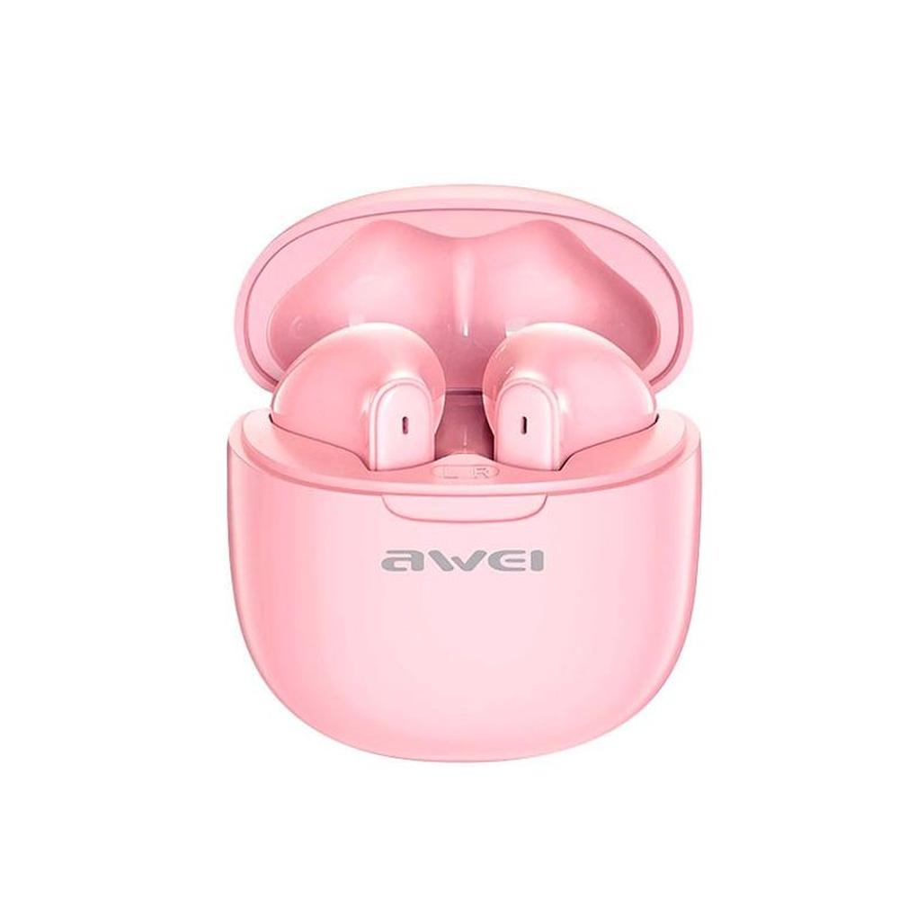 AUDIFONOS AWEI T68 ENC ROSA
