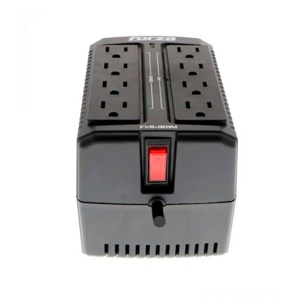 ESTABILIZADOR FORZA FVR-902 900V/450W 8 TOMAS ESTABILIZADOR FORZA FVR-902 900V/450W 8 TOMAS