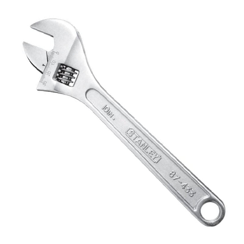 Llave Francesa Stanley Modelo 87434 de Acero Pulido 12'' Plata