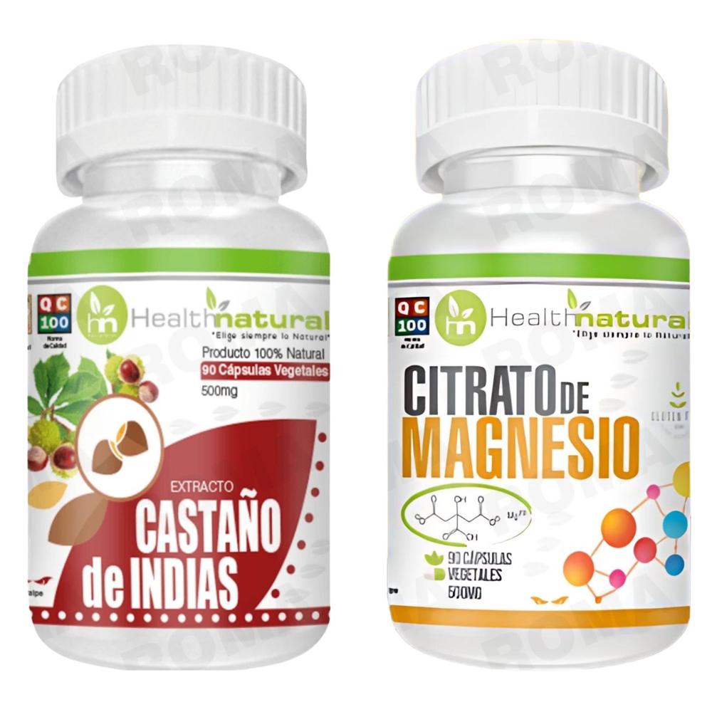 CASTAÑO DE INDIAS HEALTHNATURAL + CITRATO DE MAGNESIO HEALTHNATURAL