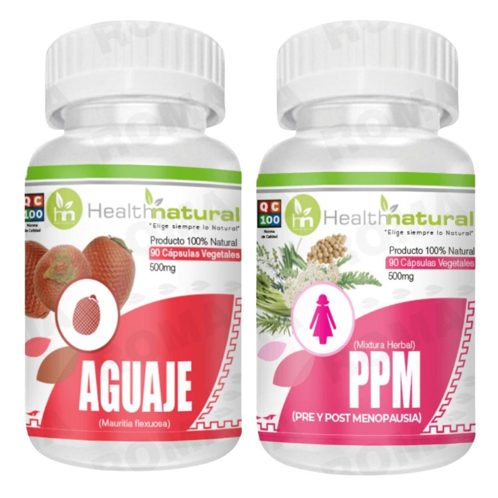 AGUAJE HEALTHNATURAL + PPM(PRE Y POST MENOPAUSIA)HEALTHNATURAL 500MG