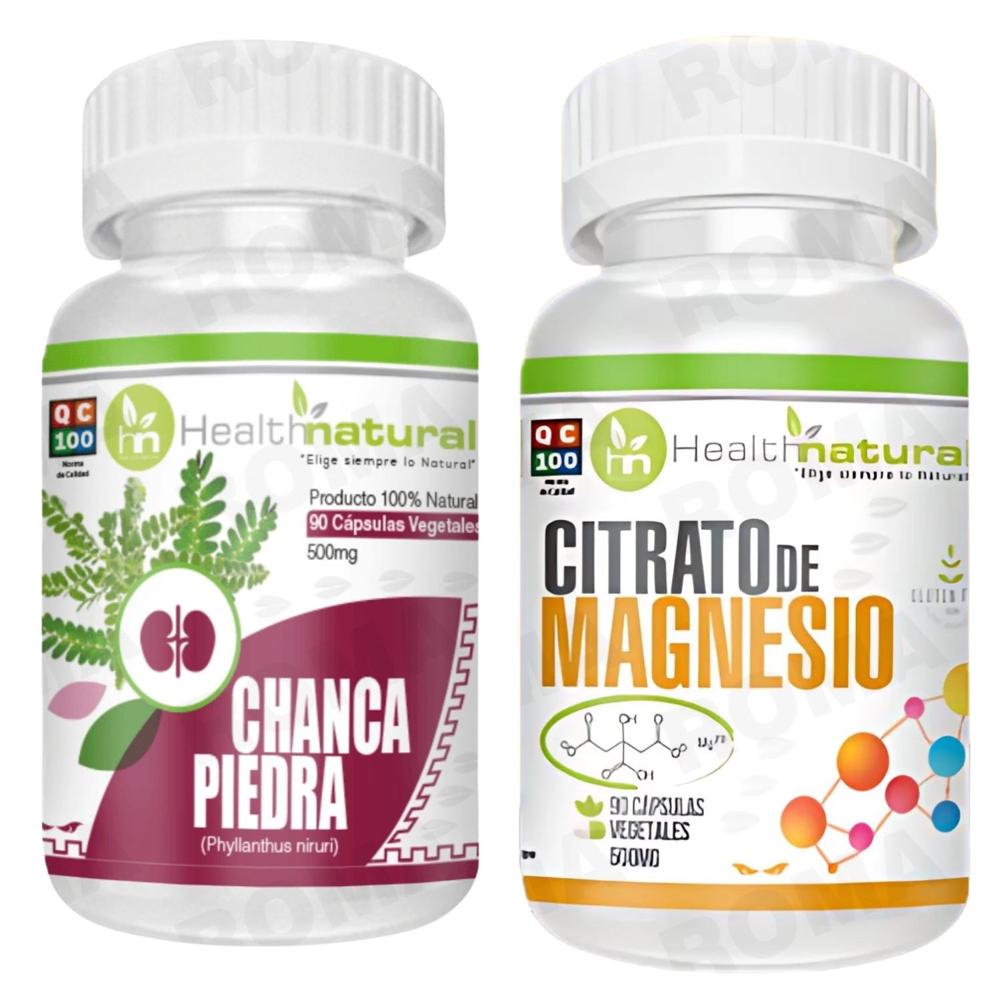CHANCA PIEDRA HEALTHNATURAL + CITRATO DE MAGNESIO HEALTHNATURAL 500MG