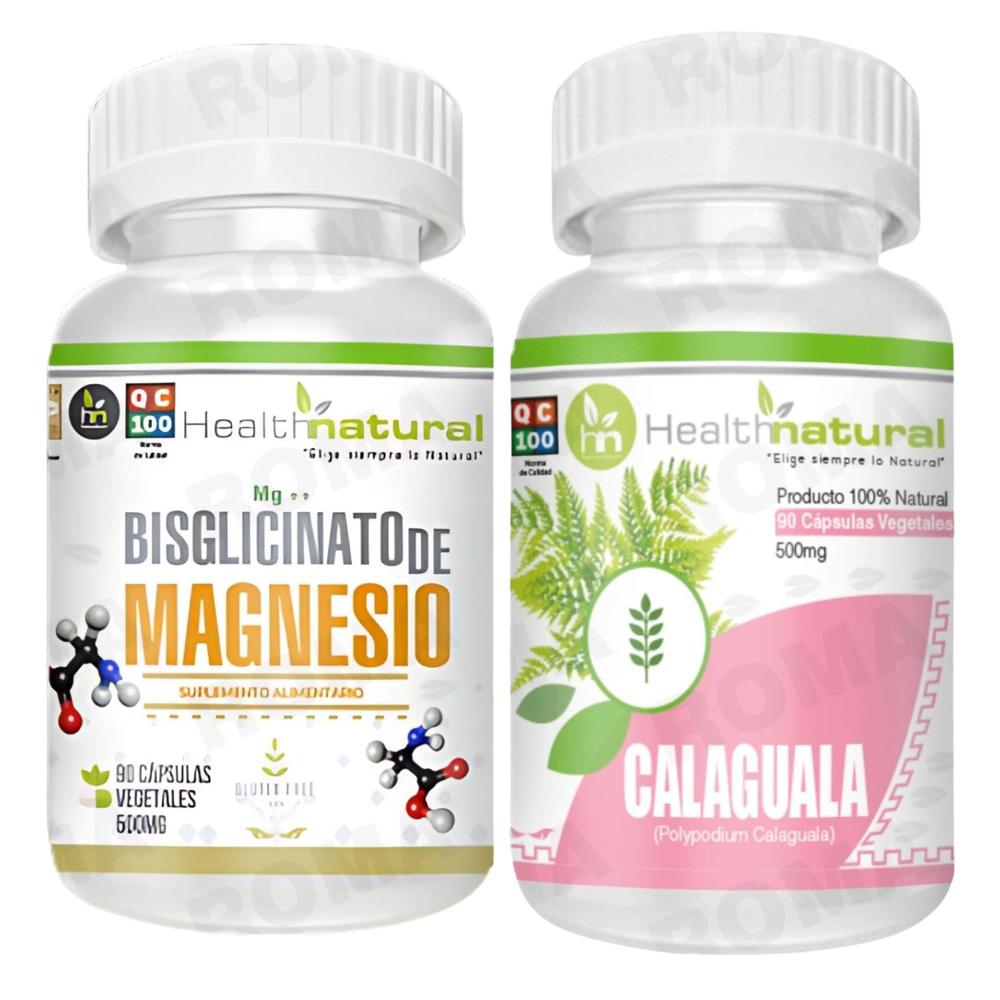 BISGLICINATO DE MAGNESIO HEALTHNATURAL + CALAGUALA HEALTHNATURAL
