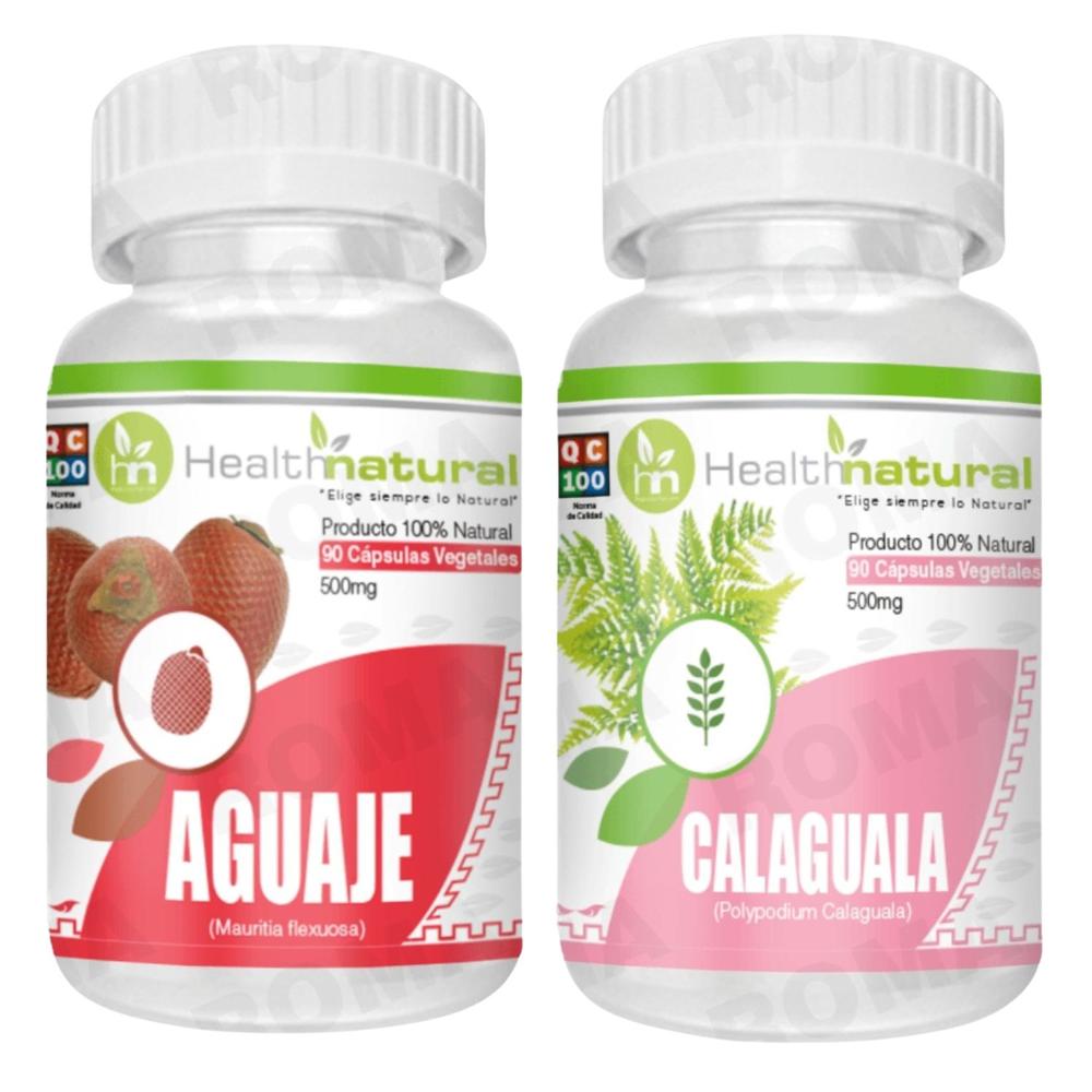 AGUAJE HEALTHNATURAL 500MG + CALAGUALA HEALTHNATURAL 500MG