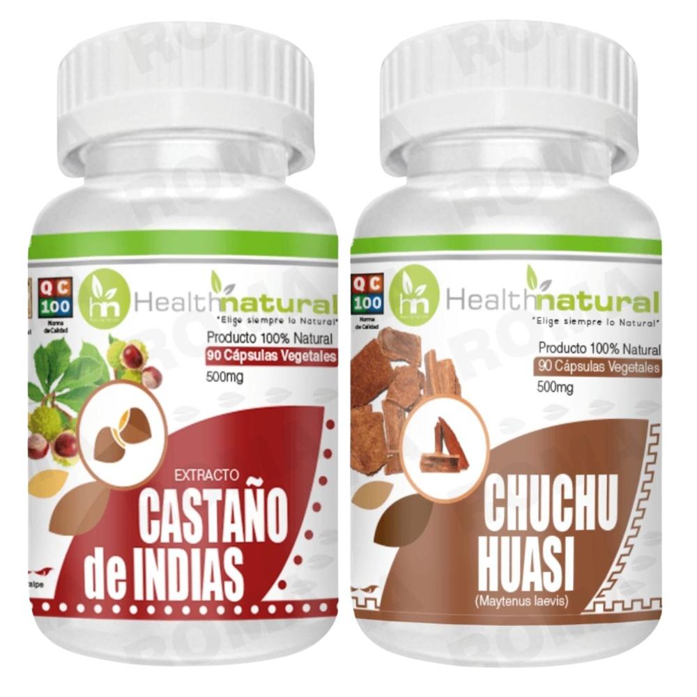 CASTAÑO DE INDIAS HEALTHNATURAL + CHUCHUHUASI HEALTHNATURAL 500MG