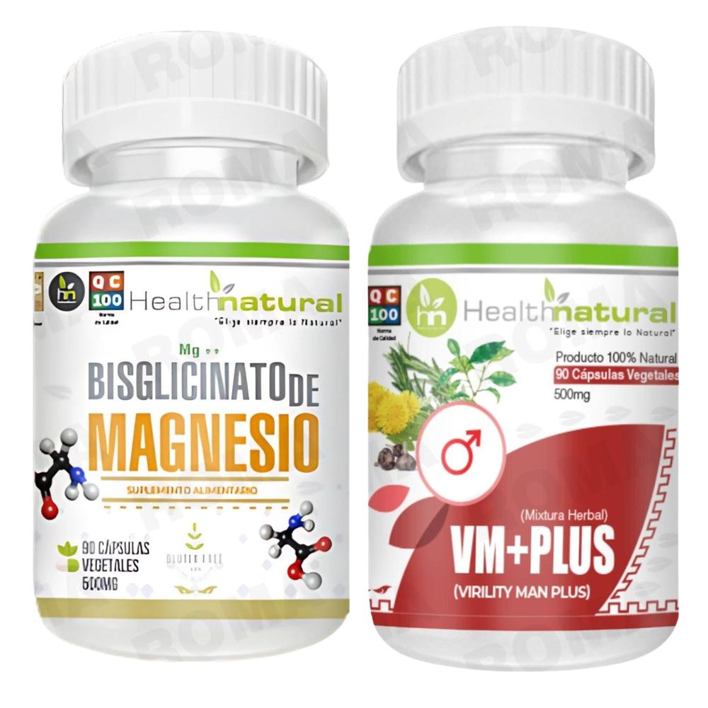 BISGLICINATO DE MAGNESIO HEALTHNATURAL+ VM+(VIRILITY MAN PLUS)