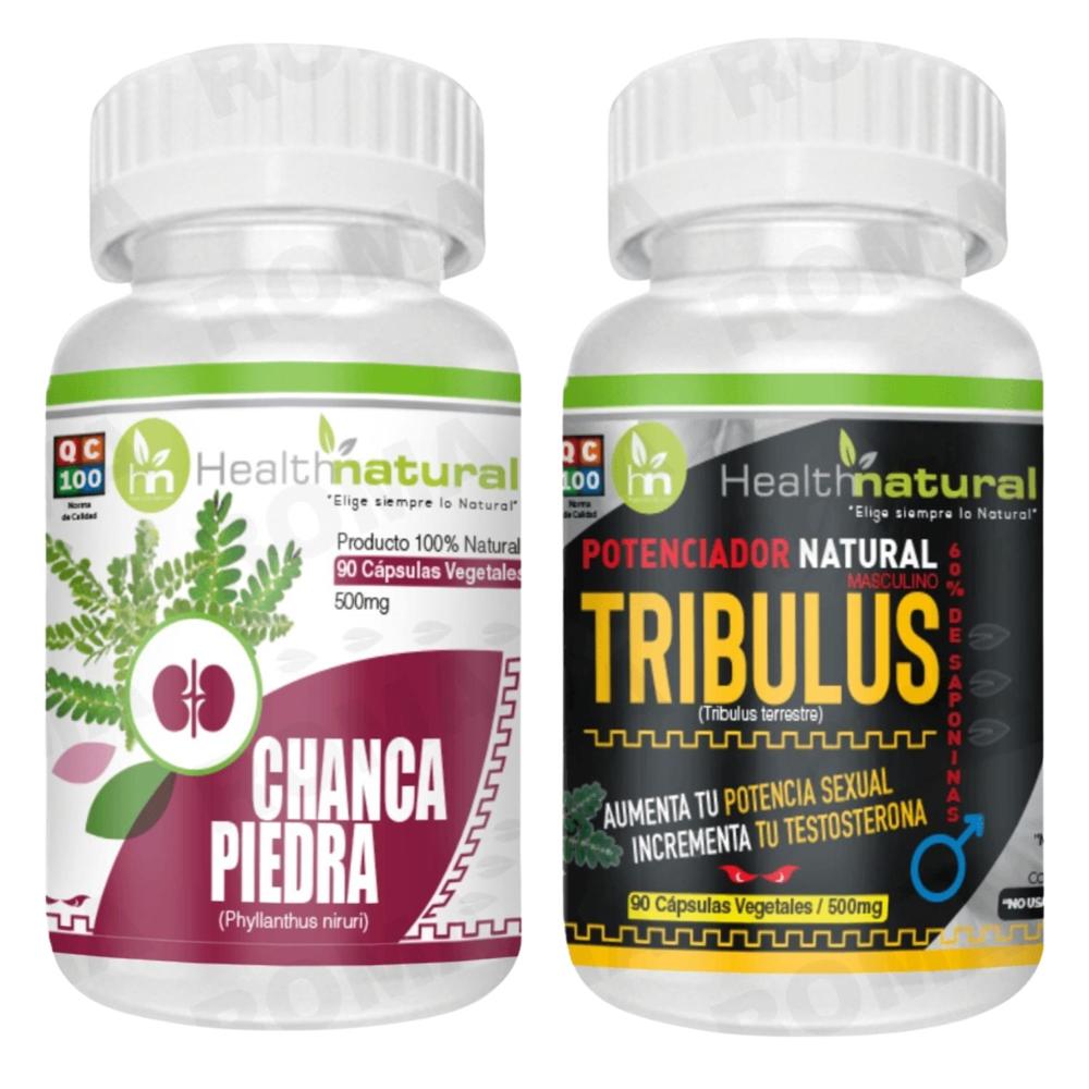 CHANCA PIEDRA HEALTHNATURAL + TRIBULUS TERRESTRE HEALTHNATURAL 500MG