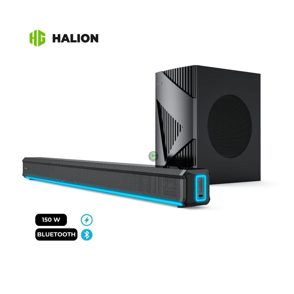 Barra de Sonido SOUNDBAR Halion HA-S45C 150W Bluetooth con Luz Led