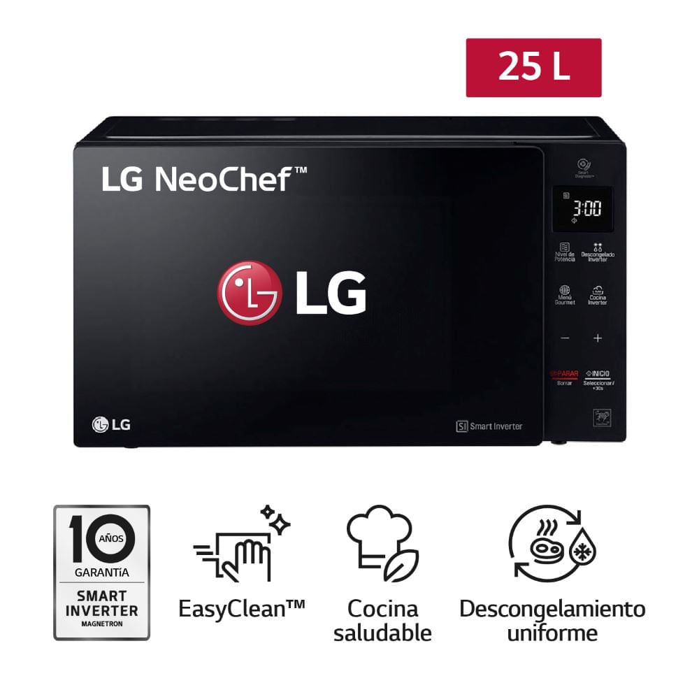 Horno Microondas LG MS2536GIS EasyClean 25L