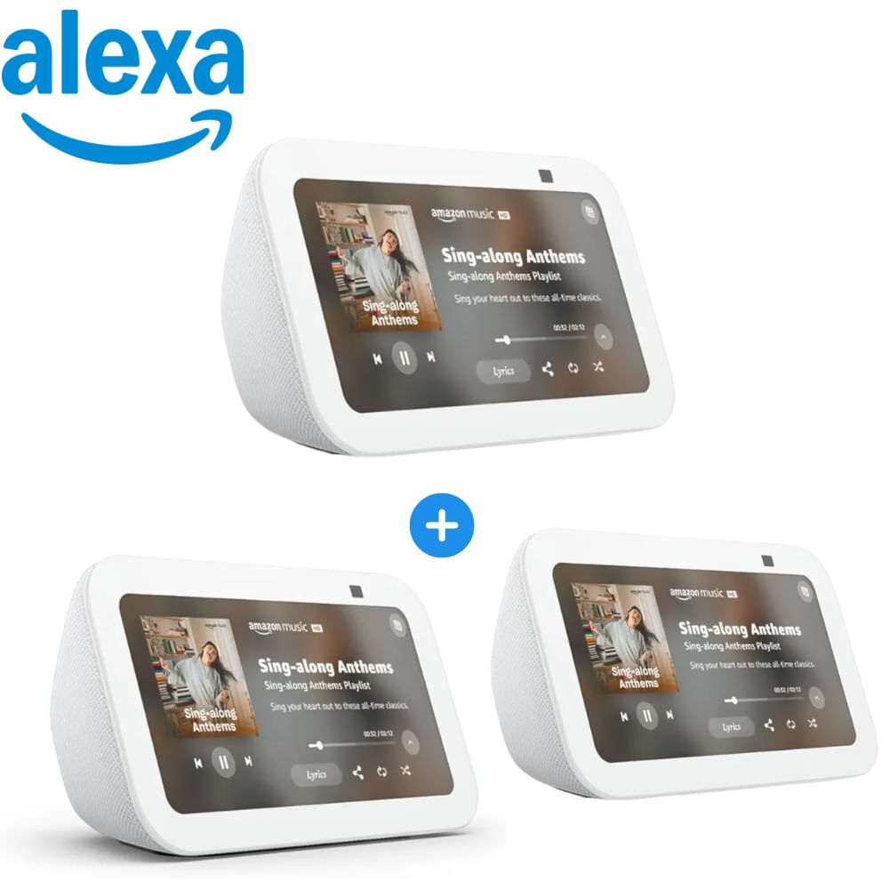 Pack 3X Amazon Echo Show 5 3era Generacion Blanco
