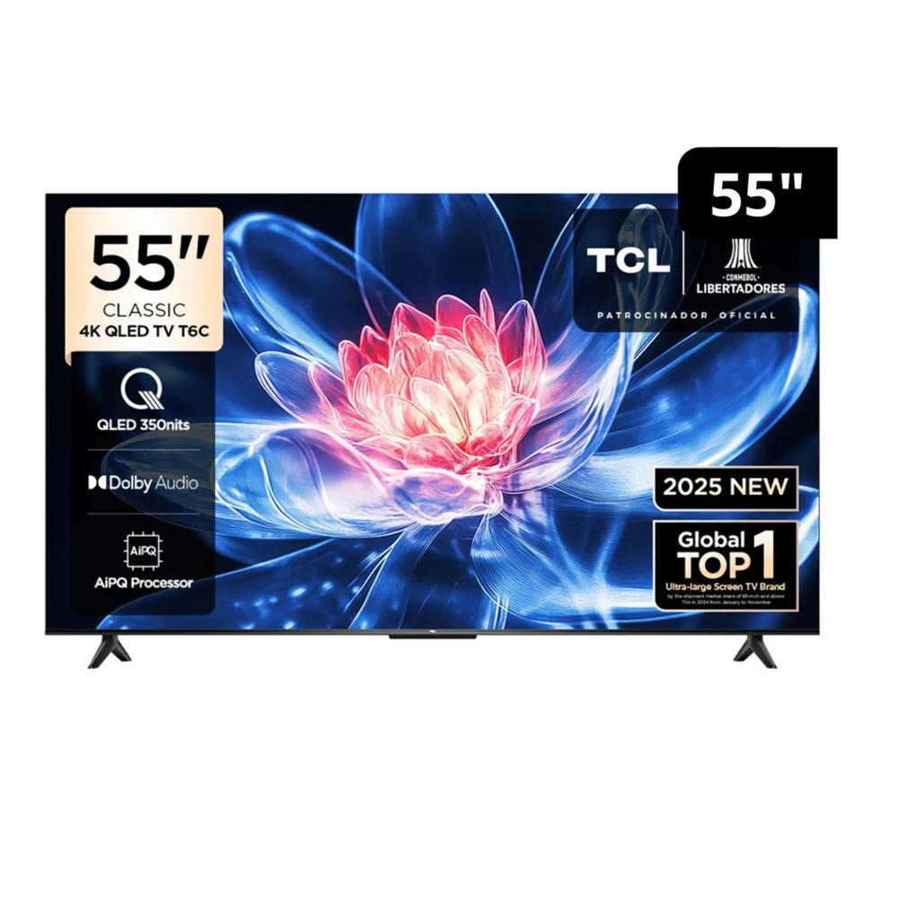 Televisor Smart TV TCL 55 Classic QLED 4K 55T6C 2025