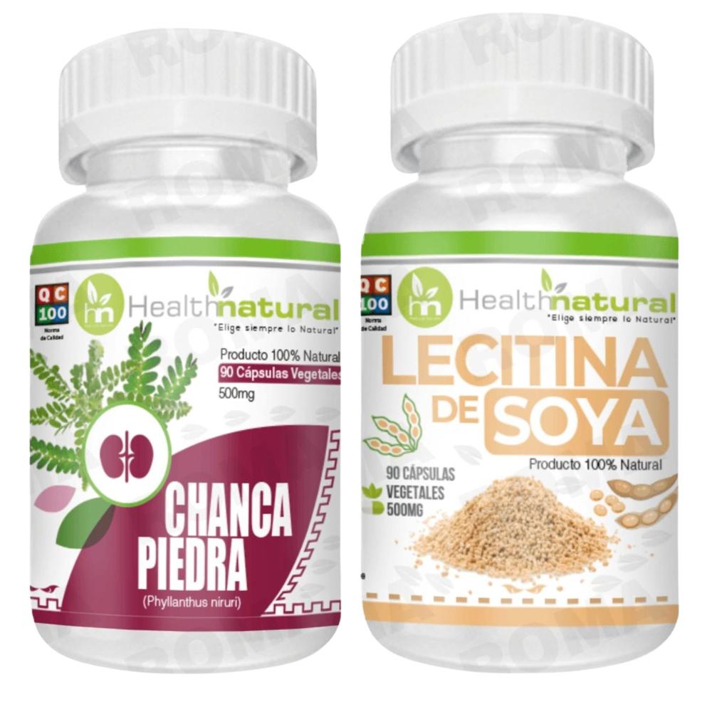 CHANCA PIEDRA HEALTHNATURAL + LECITINA DE SOYA HEALTHNATURAL 500MG