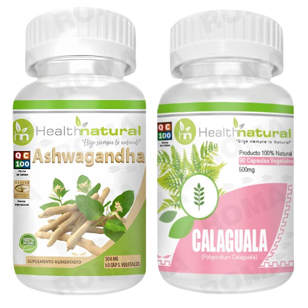 ASHWAGANDHA HEALTHNATURAL 500MG + CALAGUALA HEALTHNATURAL 500MG