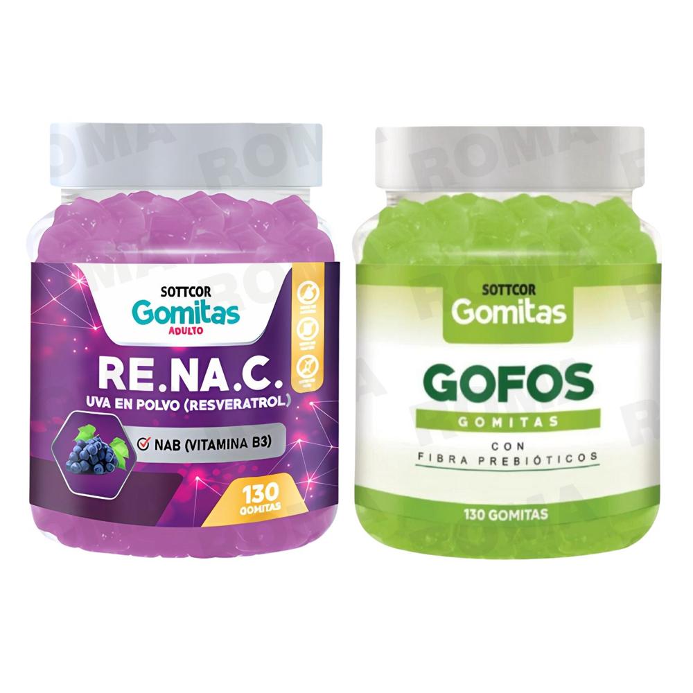 GOMITAS RESVERATROL 130UND + GOMITAS GOFOS 130UND