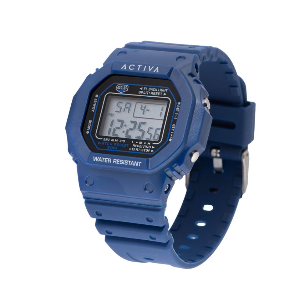 Reloj digital para hombre Activa Retro X Invicta ACW424-003 - 44,5 mm / Color azul