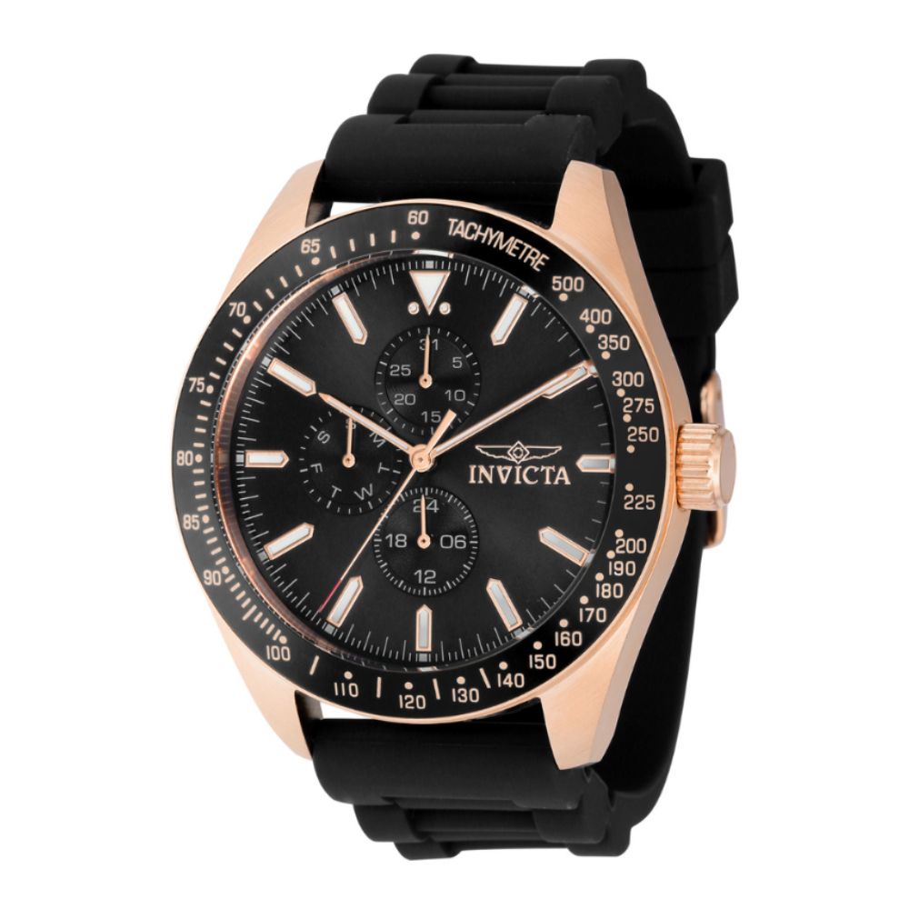 Reloj Invicta aviator para hombre 45mm 38407/ Color:negro