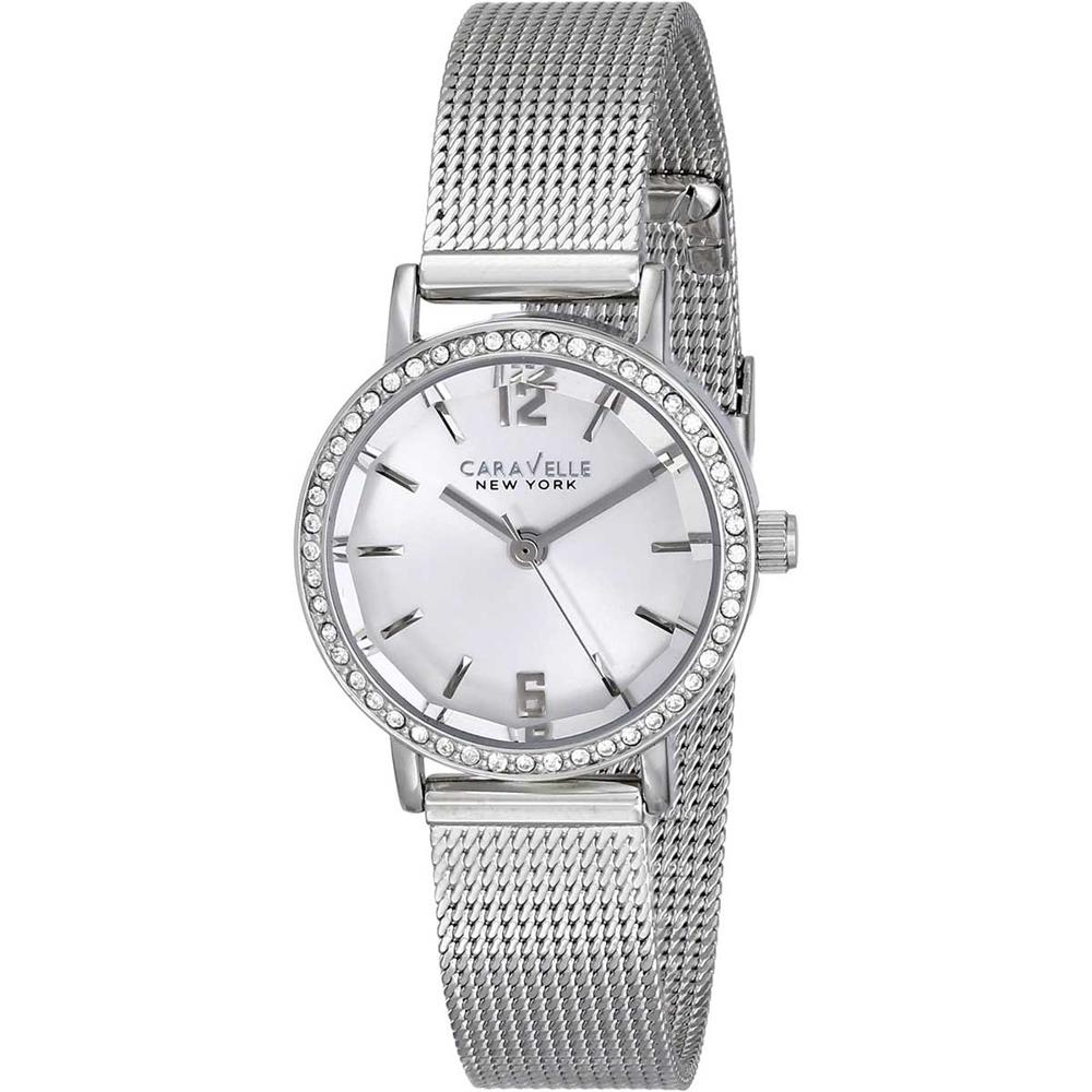 Reloj Mujer Caravelle by Bulova Analógico Cristales Plateado - 43L170