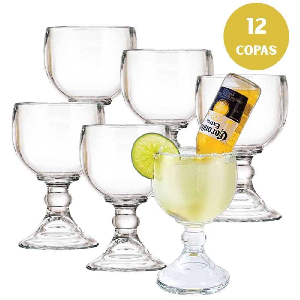 Copa Crisa Chabela Redondo 620ml – X12 Copa Tongo Elegante