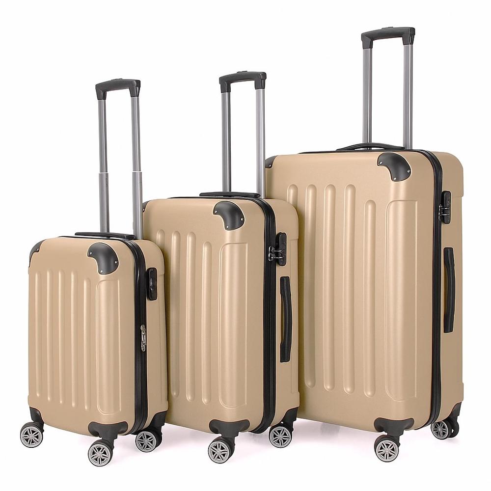 Set De 3 Maletas De Viaje Duras – Nude