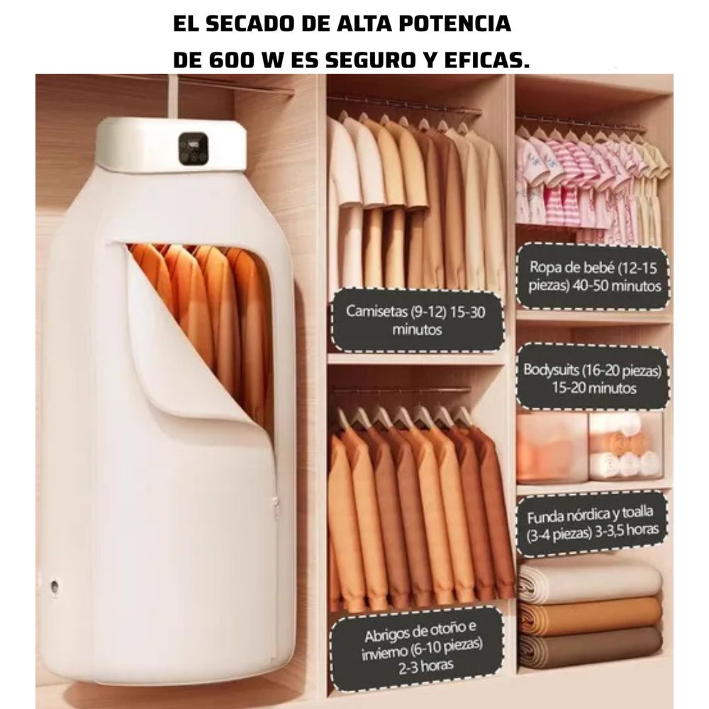 Secador de Ropa Eléctrica Portátil - Oechsle