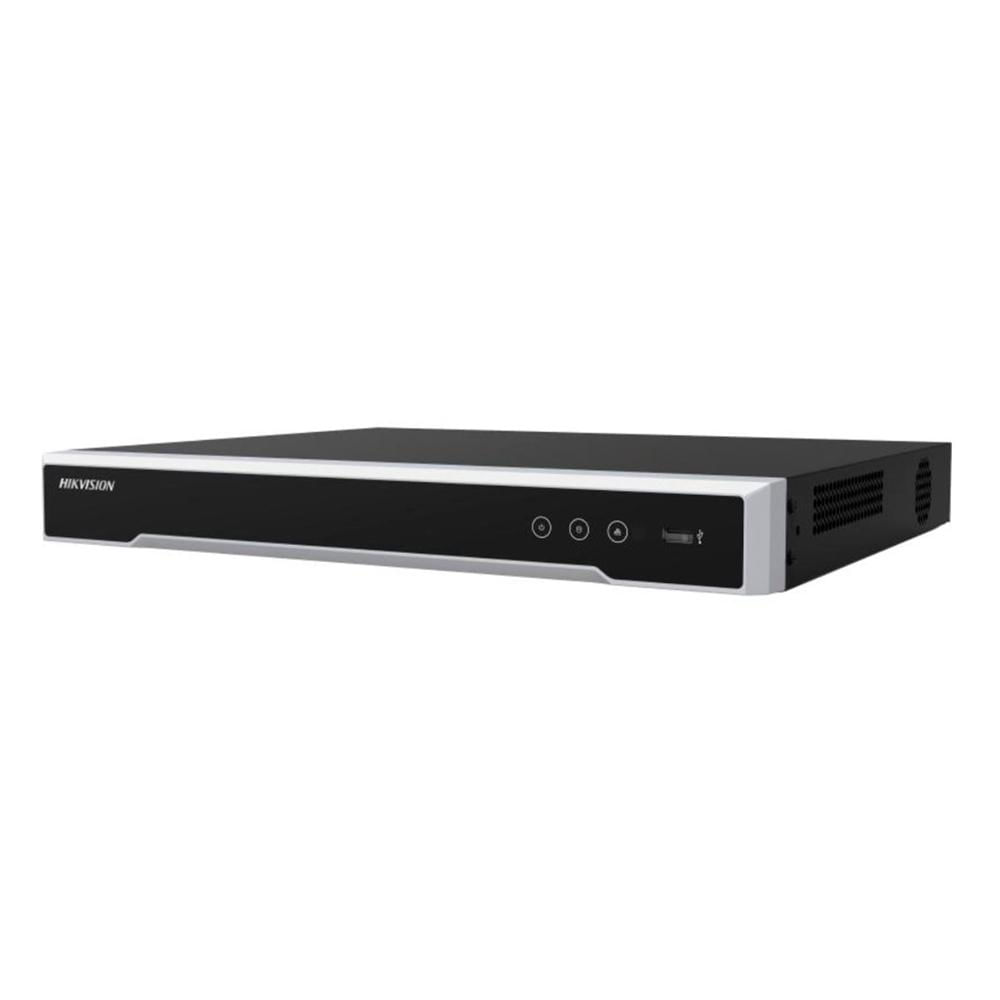 NVR HIKVISION 16 CANALES 8MP SOPORTA 2HDD DECODIFICACION H.265+ HDMI/ VGA P/N: HK-DS7616NI-Q2/16P