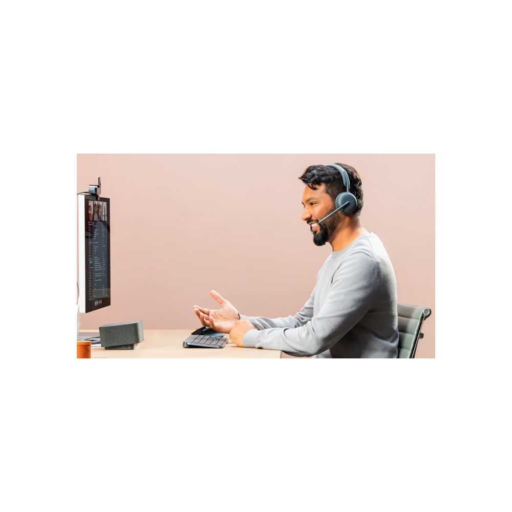 Auricular Logitech Zone Wireless 2 Bluetooth Con Cancelación De Ruido Y Micrófono Incorporado