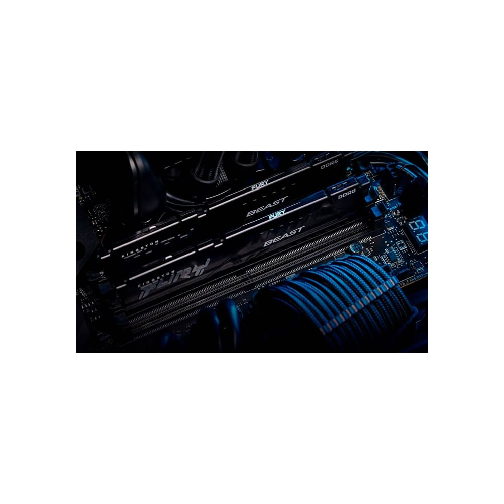 Memoria Kingston Fury Beast 8Gb Ddr5 5600Mhz Cl40 288-Pin Para Pc, Alto Rendimiento Y Compatibilida