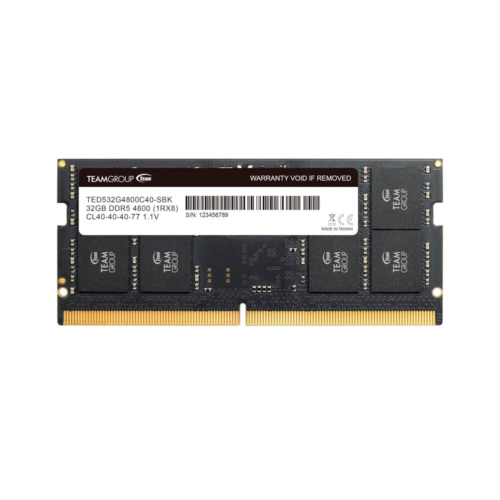 Memoria Ram Teamgroup So-Dimm Elite Ddr5 32Gb 4800Mhz Cl40 1.1V 262-Pin Para Laptops