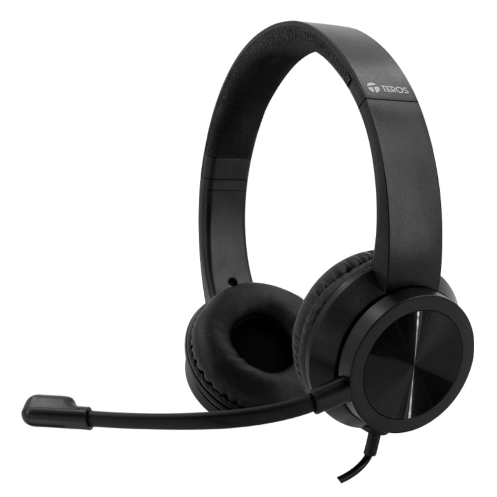 Audífono Alambrico TEROS TE-8037N - Negro