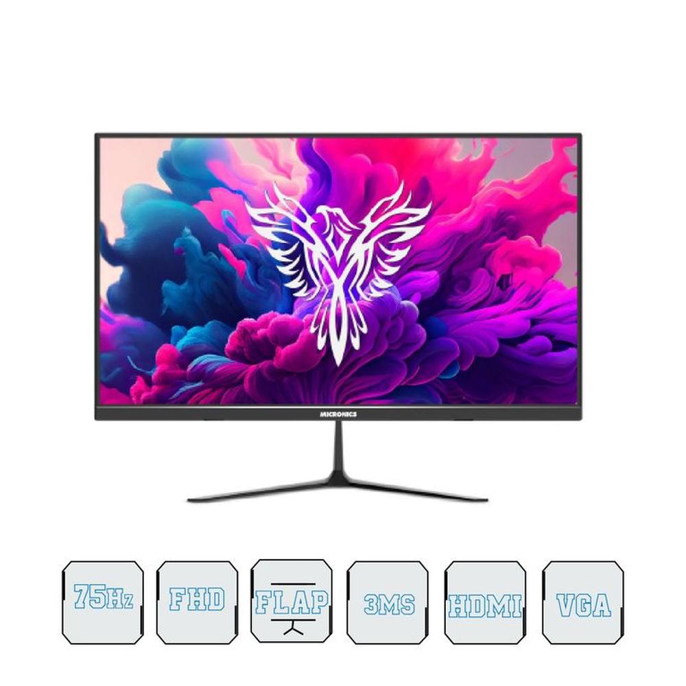 MONITOR GAMER MIC DG22FC 22"" FHD 1920 x 1080 PLANO 75Hz MICRONICS