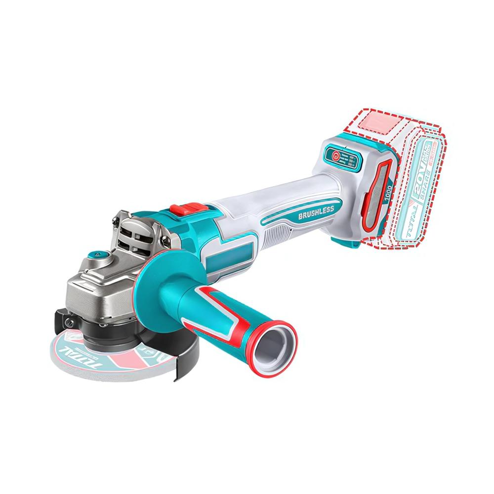 Amoladora Angular 4 ½" 1000w 20v Total TAGLI27153