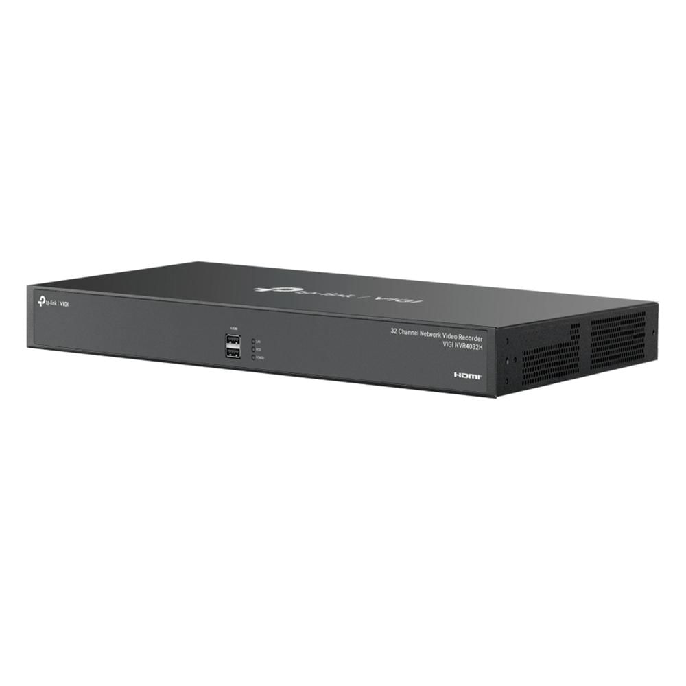NVR TP-LINK VIGI DE 32 CANALES 4 HDD SATA 4×4MP O 8×2MP H.265 SALIDA HDMI/VGA P/N: VIGI NVR4032H