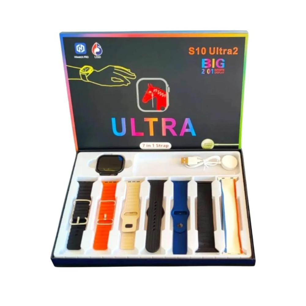 Relojes Smart Ultra Set de 7  Correas Relojes Multicolor Bluetooth