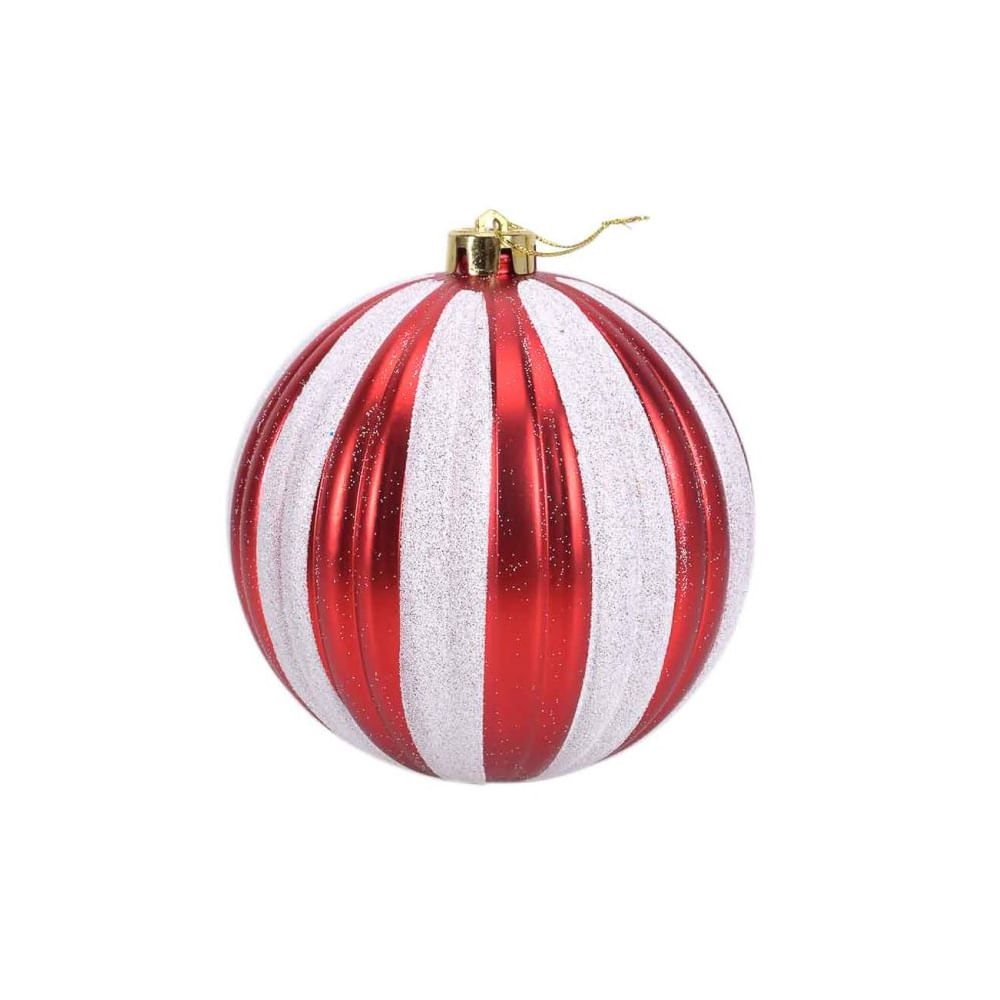 Set de 6 bolas de adorno de navidad MULTICOLOR