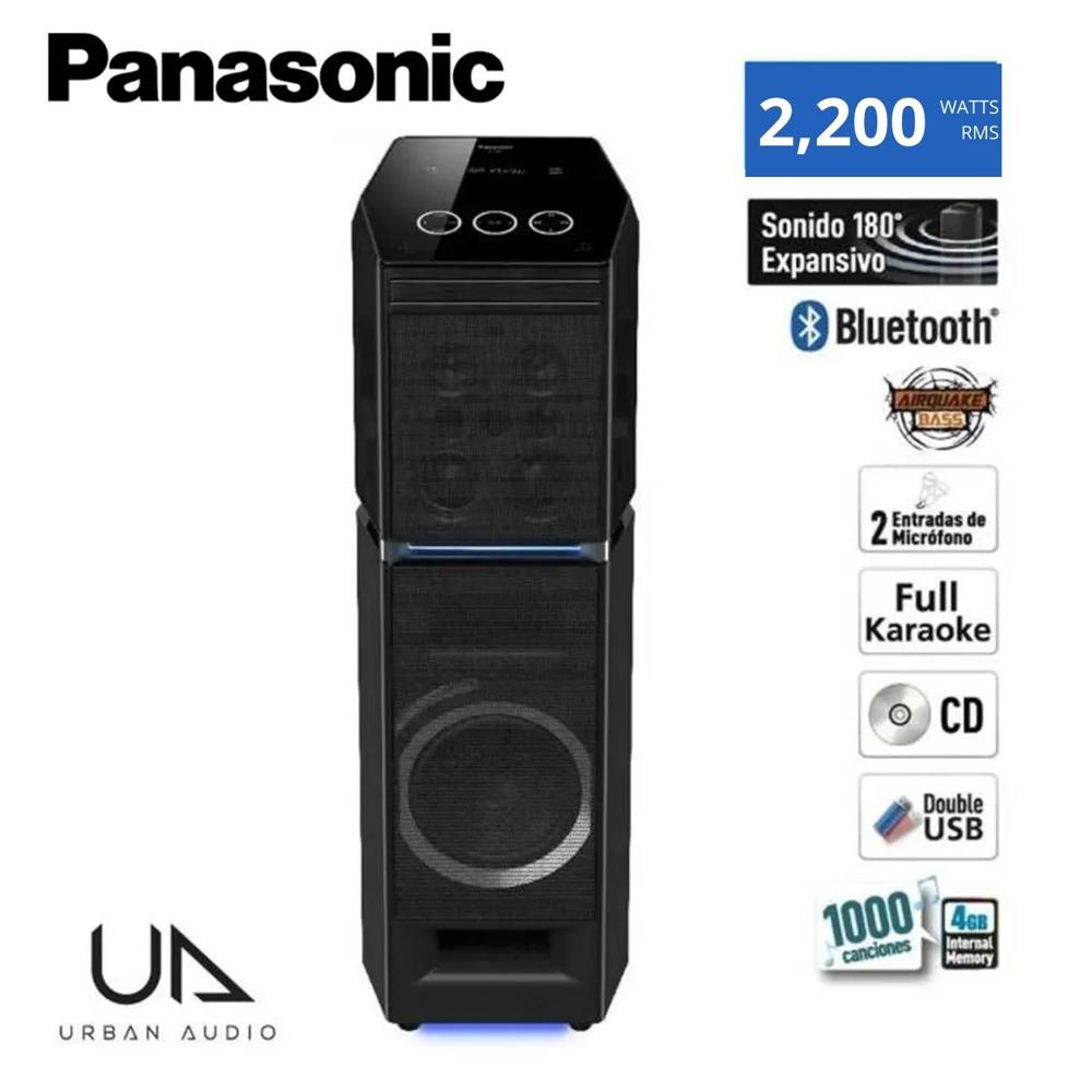 EQUIPO DE SONIDO PANASONIC SC-UA90PU-K ONE BOOX 2200 W