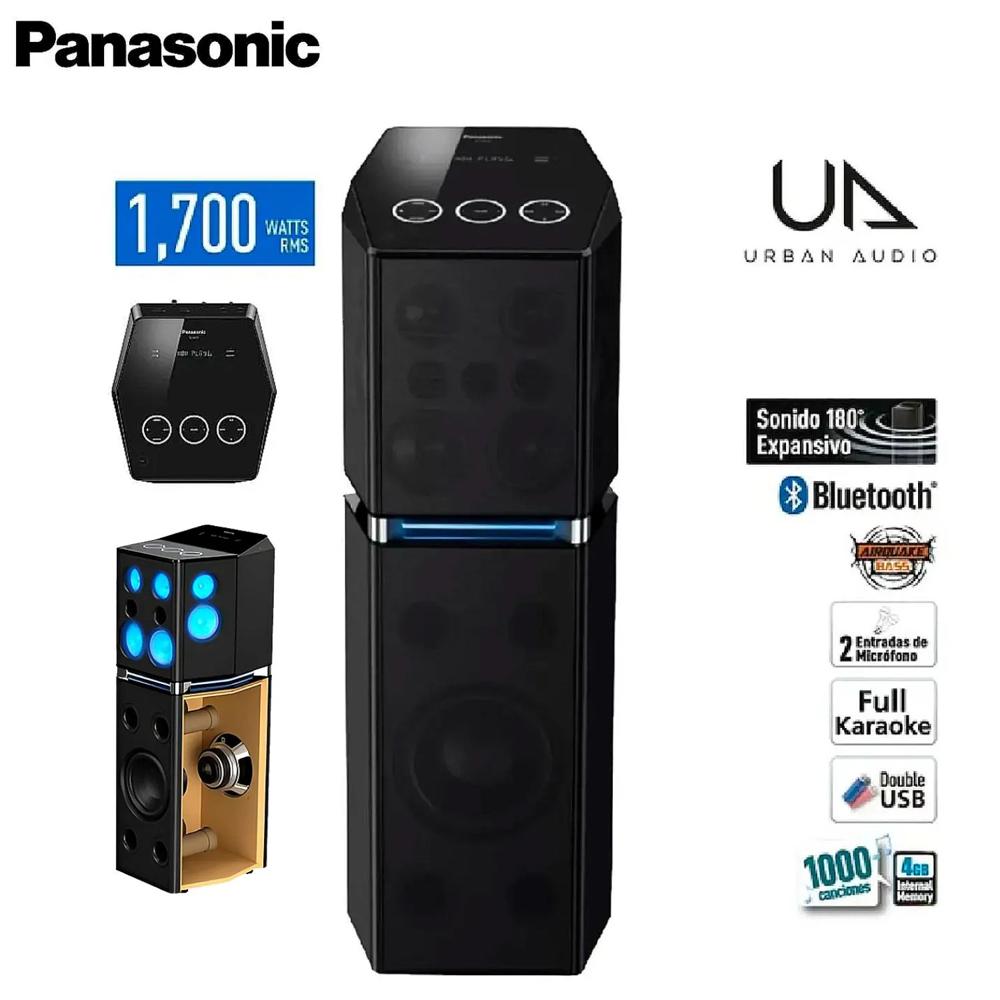 EQUIPO DE SONIDO PANASONIC SC-UA70PU-K ONE BOOX 1700 W